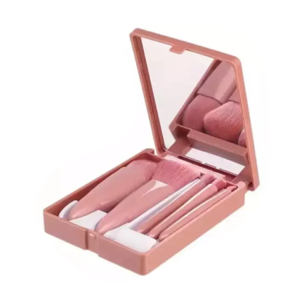 Pack Of 5 Makeup Brushes With Box, High Quality ,cute Makeup Kit, Cute Kit, ,professional Makeup Brushes Set, Makeup, Makeup Brushes, Hello Cosmetic Makeup Brush Kit